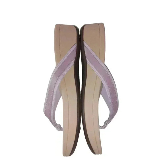 Vionic Women's 380 High Tide sz 9 Purple  Beige Flip Flop Sandals - Picture 10 of 15